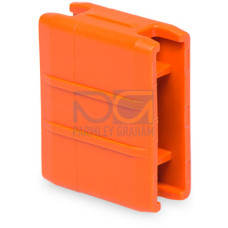 Fixing element, for 185 mm&sup2; high-current terminal blocks, orange