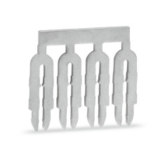 Jumper, 4-way, unplated, silver-colored