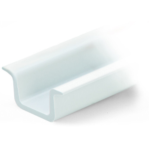 Carrier rail, plastic, 35 x 15 mm, light gray