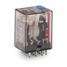 Basic relay, Nominal input voltage: 24 VDC, 4 changeover contacts, Limiting continuous current: 5 A,