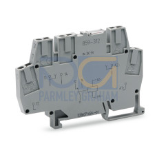 Switching relay terminal block Relay with 1 changeover contact (1u) Contacts 5 &micro;m Au gold plated
