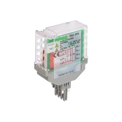 Relay module, Nominal input voltage: 24  230 V AC/DC, 2 make contact