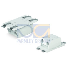 Through-Board SMD PCB Terminal Block, 0.75 mm&sup2;, Pin spacing 6.5 mm, white