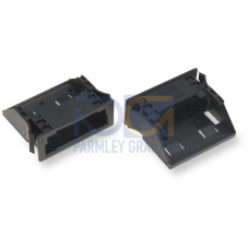 Snap-in frame, 4-pole, 1.0  3.0 mm, black