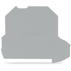 Separator plate, oversized upper deck, snap-fit type, gray