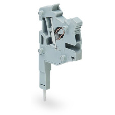 TOPJOB®S L-type test plug module, modular, for jumper contact slot, gray