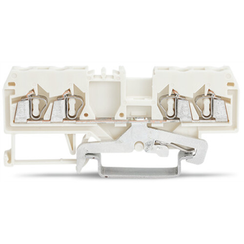 4-conductor shield terminal block, 2.5 mm&sup2;, center marking, white