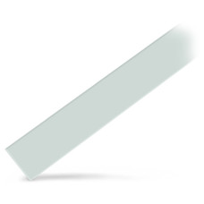 Marking strips, on reel, 7.5 mm wide, not stretchable, plain, snap-on type, translucent