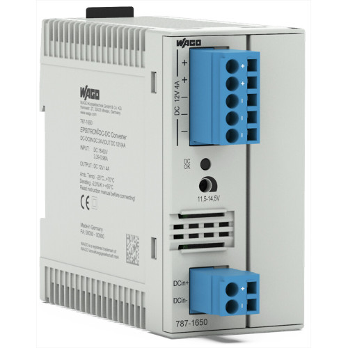 DC/DC Converter, 24 VDC input voltage, 12 VDC output voltage