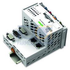 Controller PFC200, 2 x ETHERNET, RS-232/-485, CAN, CANopen, PROFIBUS-Master, Ext. Temperature, light gray