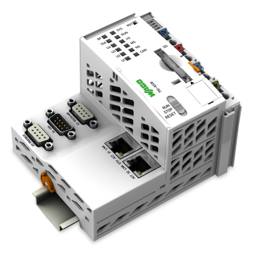 Controller PFC200, 2 x ETHERNET, RS-232/-485, CAN, CANopen, PROFIBUS-Master, light gray