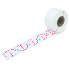 Labels, for Smart Printer, permanent adhesive, white