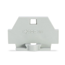 End Plate, With Fixing Flange Gray