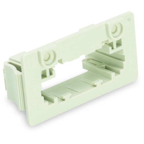 Snap-in frame, for male connectors, 1 part, light gray