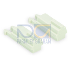 Lockout pin, for male connectors, 2 parts, light gray