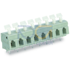PCB terminal block, push-button, 2.5 mm&sup2;, light gray