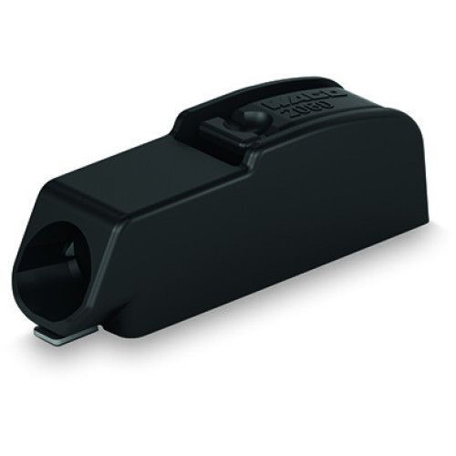 SMD PCB terminal block, push-button, 0.75 mm&sup2;, black