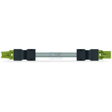 pre-assembled interconnecting cable, Eca, Socket/plug, light green