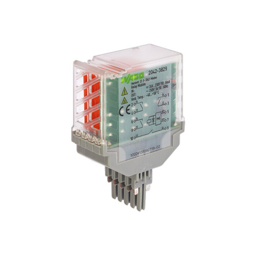 Relay module, Nominal input voltage: 24  230 V AC/DC, 4 make contacts