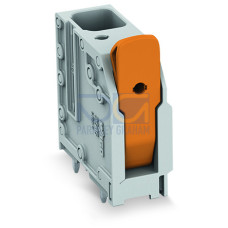 PCB terminal block, lever, 16 mm&sup2;, gray