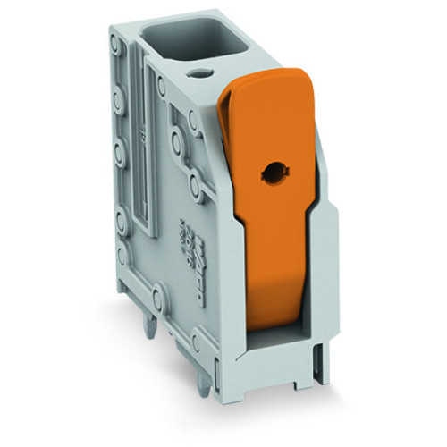 PCB terminal block, lever, 16 mm&sup2;, gray