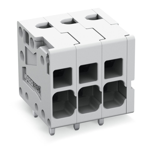 PCB terminal block 4 mm Pin spacing 5 mm 11-pole gray