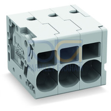 PCB terminal block, 6 mm&sup2;, Pin spacing 7.5 mm, gray