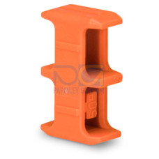 Fixing element, for 50 mm&sup2; high-current terminal blocks, orange