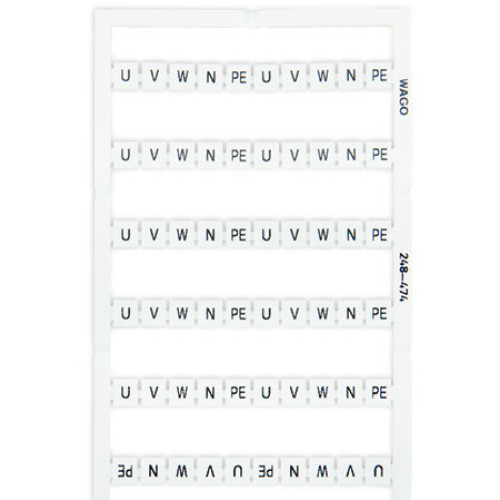Mini-WSB marking card, as card, MARKED, white