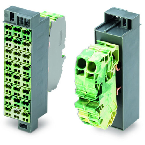 Common potential matrix patchboard, Marking 1-24, with 2 input modules incl. end plate