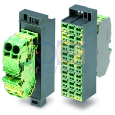 Common potential matrix patchboard, Marking 1-24, with 2 input modules incl. end plate
