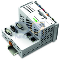 Controller PFC200, 2 x ETHERNET, RS-232/-485, CAN, CANopen, PROFIBUS-Master, Telecontrol technology