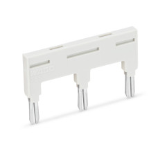 Jumper, for jumper slot, 3-way, insulated, light gray