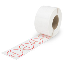 Labels, for Smart Printer, permanent adhesive, white