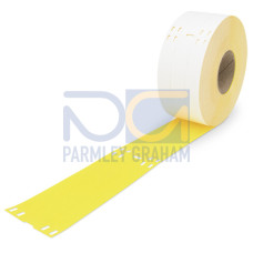 Cable tie marker, for Smart Printer, for use with cable ties, yellow