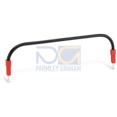 Push-in type wire jumper, 1.5 mm&sup2;, insulated, black