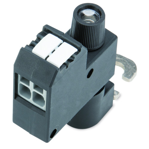 Power tap, for busbar, with fuse