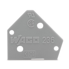 End Plate Grey