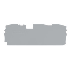 End And Intermediate Plate, 1 mm Thick Gray