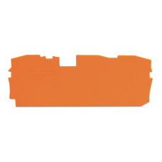 End And Intermediate Plate, 1 mm Thick Orange