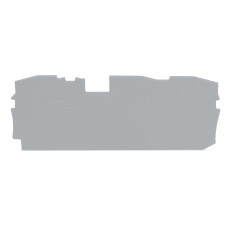 End And Intermediate Plate, 1 mm Thick Gray