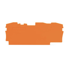 End And Intermediate Plate, 1 mm Thick Orange