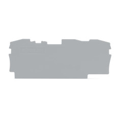 End And Intermediate Plate, 1 mm Thick Gray