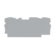 End And Intermediate Plate, 1 mm Thick Gray