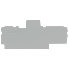 Separator plate, 1 mm thick, gray