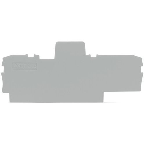 Separator plate, 1 mm thick, gray