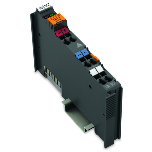 Power Supply, 24 VDC, fuse holder, dark gray