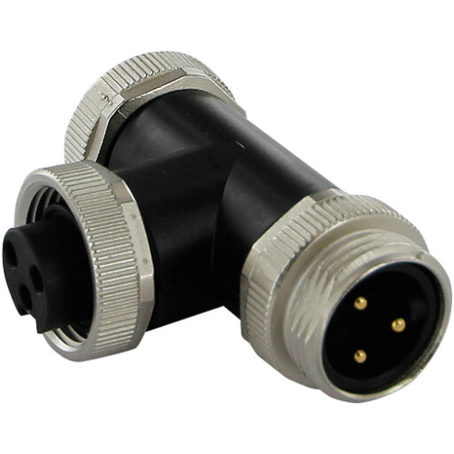Pluggable connector, 7/8 inch, 7/8 inch, 3-pole