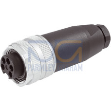 Pluggable connector, 7/8 inch, 7/8 inch, 5-pole