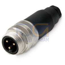 Pluggable connector, 7/8 inch, 7/8 inch, 3-pole